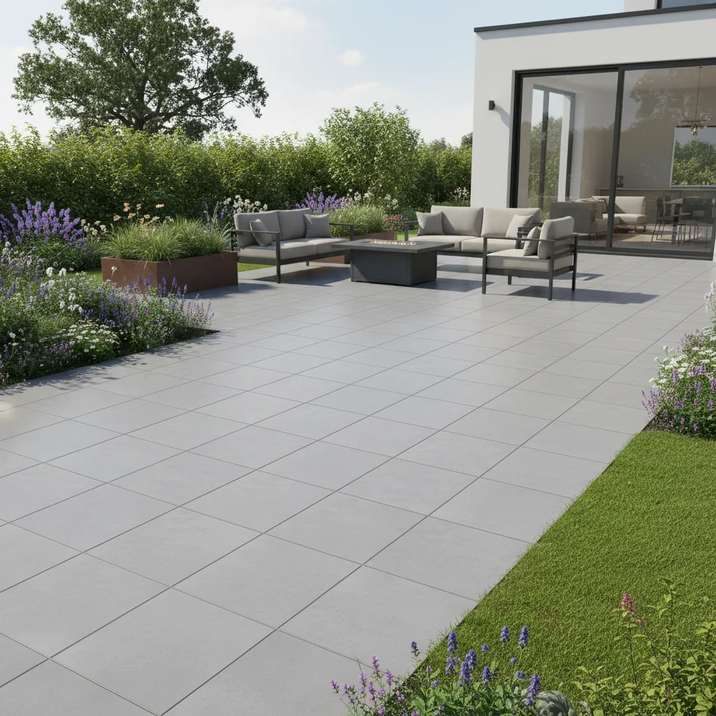 Porcelain patio in Burton upon Trent