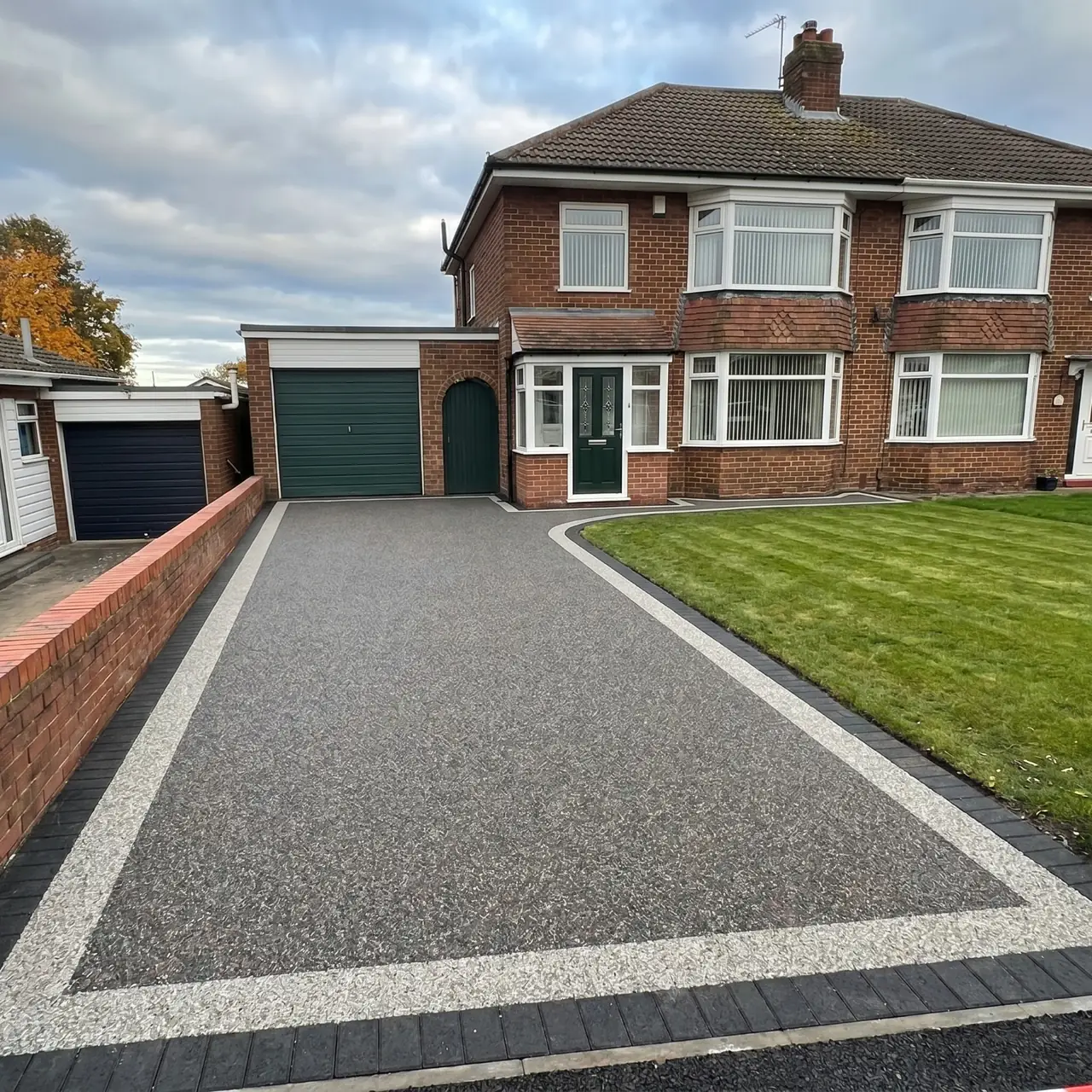 Driveway and landscaping project in Burton upon Trent