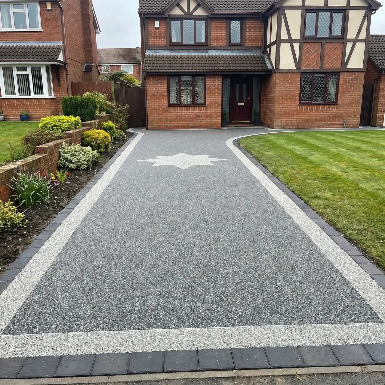 Driveway and landscaping project in Burton upon Trent